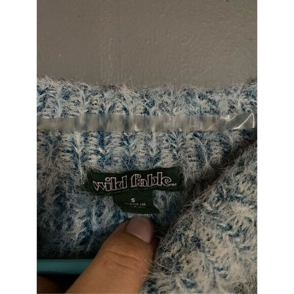 Wild Fable Sweater Ombre Striped Pullover Soft Cozy Short Knit Small - Picture 6 of 6